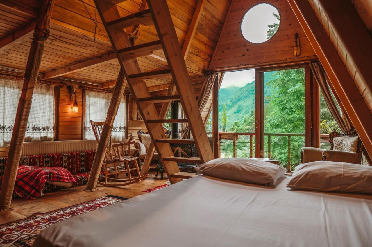 Moromu Bungalows Çamlıhemşin Exteriör bild