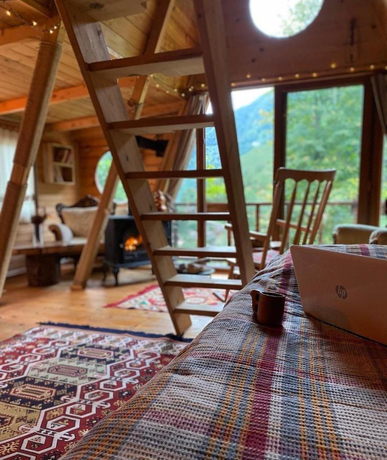 Moromu Bungalows Çamlıhemşin Exteriör bild